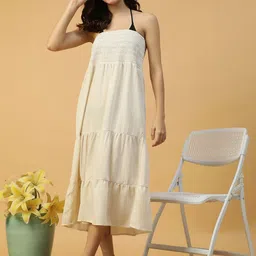 Oxolloxo Cotton Strapless Cover-Up Dress-picture-37