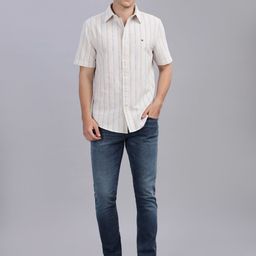 Tommy Hilfiger Men Opaque Striped Casual Shirt-image-49