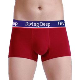 Diving Deep Cotton Breathable Short Trunk MYE_DD447 Maroon D201_1 PC_S-picture-6