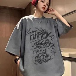 StyleCast Women Printed Drop-Shoulder T-shirt-picture-32