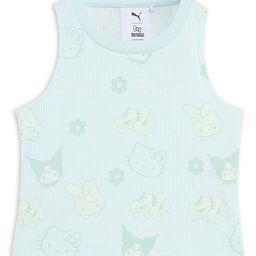 Puma x Hello Kitty & Friends Girls Printed Slim Fit Sleeveless Ribbed Tank Top-image-36