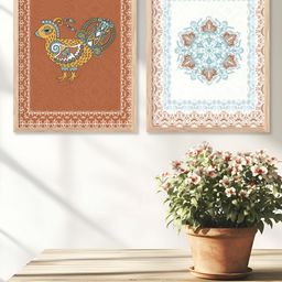 Kotart Set Of 2 Wood Floral and Botanical Wall Paintings-picture-43