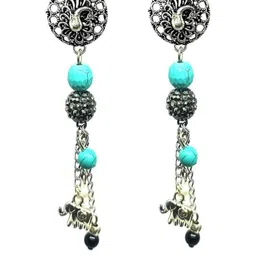 Gurjari Jewellers Peacoke Tops with Turquoise-image-85