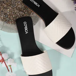 CORSICA Women PU Open Toe Casual Flats-image-84