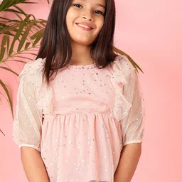 V-Mart Girls Floral Printed Cotton Top-image-55