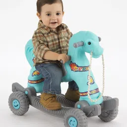 Kids Horse Rider Rocker Toys 1-3yrs birthday gift Ride on toy Bis certified toy ride on toy with lagam Tricycle-42