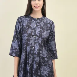 Shree Women Mandarin Collar Printed Tunic-picture-50