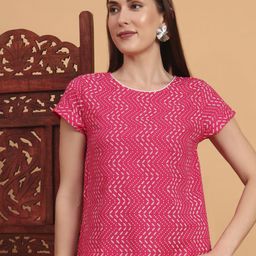 Anouk Rustic Printed Pure Cotton Top-image-18