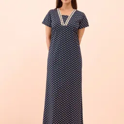 Maybell Women Floral Printed Maxi Nightdress-picture-5