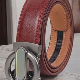 INVICTUS Men Slider Buckle Closure Textured Casual Belt-image-48