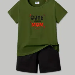 MGRS Olive Cotton Blend Clothing Set-56