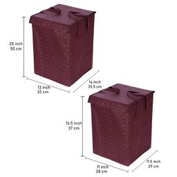 Aura Brown Set of 2 Regular Multi-Utility Organisers image 3