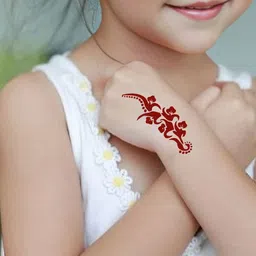ORDERSHOCK Floral Mehndi Stencil Stickers-picture-20