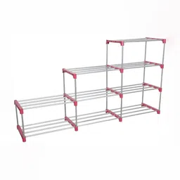 Decent Hut Multipurpose Alloy Metal Books Storage 9 Shelve for Home image 4