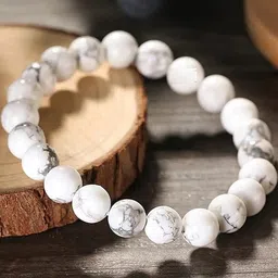 Divine souvenirs Unisex Artificial Beaded Elasticated Bracelet-57