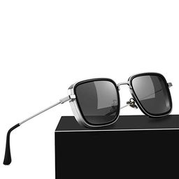 LEGEND EYEWEAR Unisex Square Sunglasses With UV Protected Lens SGLGPFH75DQT2G7W-image-77