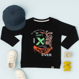 YK X JUST KiDDiNG Boys Typography Printed Round Neck Cotton T-shirt-picture-17