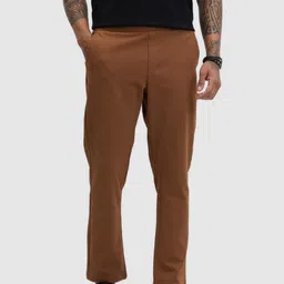 Snitch Men Classic Textured Regular Fit Trouser-image-47