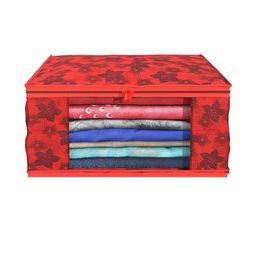 AMAK INC Red Fabric Multi-Utility Wardrobe Organisers-picture-25