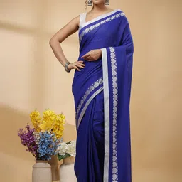 SLAGHA Zari Taant Saree-34