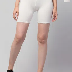 Attire Zone Women Pack Of 2 Skinny Fit Low-Rise Cycling Sports Shorts-picture-26