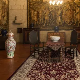 Sapana Carpet-Mats Maroon & Beige Ethnic Motifs Rectangular No Shredding Carpet-15