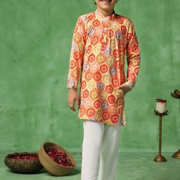 BAESD Boys Printed Regular Kurta with Trousers-65
