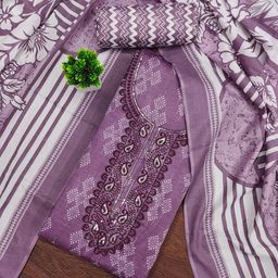 LeeliPeeri Designer Printed Unstitched Dress Material-image-70