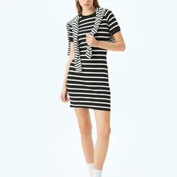 Koton Women Striped T-shirt Dress-image-53