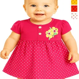 KidzzCart Polka Dot Print Fit & Flare Dress-picture-34