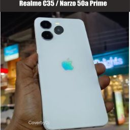 CoverbyDj Realme C35 to iphone converter Back Panel Mobile Skin-picture-18