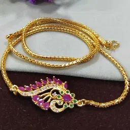 Princy Enterprise Gold-Plated Brass Necklace-image-74