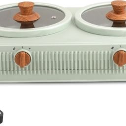 Cook Smart Dual Cooking Station with Non Stick Coating for Reheating & Cooking Cook and Serve Casserole Set-image-58