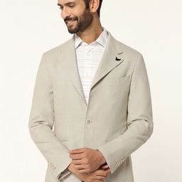 Blackberrys Textured Single Breasted Formal Blazer-image-12
