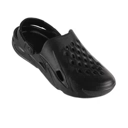Poddar Men Men Black Solid Clogs with Ventilated Upper & Adjustable Heel Strap-picture-23