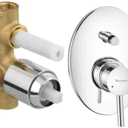 parryware Half Frame Concealed Cistern, with divater body upper part set of 2 pic 146 Dual Flush Tank image 3