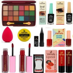 Complete Makeup Combo Kit with Eyeshadow, Lipsticks, Eyeliner, Mascara & More-image-27
