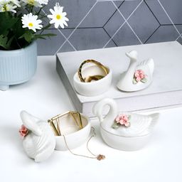 Myntra Elegant Homes White Set of 3 Regular Jewellery Organiser Organisers-56