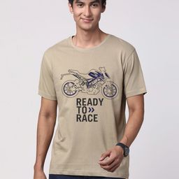 ADRO Men Graphic Printed Round Neck Cotton T-shirt-image-77