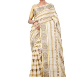 DipDiya Woven Design Pure Cotton Taant Saree-picture-25