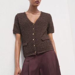 MANGO Women Fringed Cardigan-picture-0