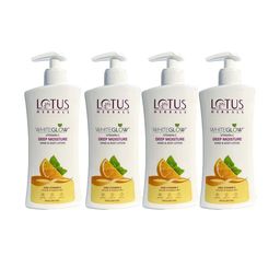 Lotus Herbals Pack Of 4 WhiteGlow Vitamin C Deep Moisture Hand & Body Lotion-53