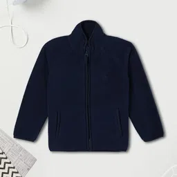 max Boys Polyester Padded Jacket with Patchwork-56