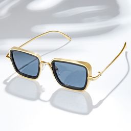 JOKER & WITCH Men Rectangle with UV Protected Lens Sunglasses JWSG294-image-9