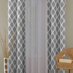 Dekor World Multicoloured Set of 3 Window Curtain-1