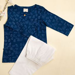 ADYA Unisex Kids Printed Night suit-image-83