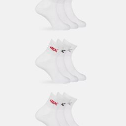 HRX by Hrithik Roshan Unisex Pack Of 9 Ankle-Length Socks-image-38