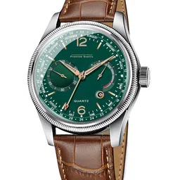 DOUBLERUN Men Dial & Leather Straps Analogue Multi Function Watch H05N8022 image 3