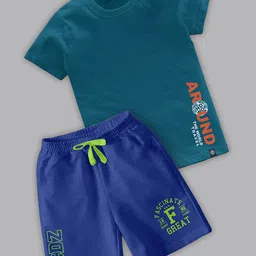 BAESD Boys Printed T-shirt with Shorts-image-98