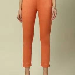 Rangriti Women Comfort Low-Rise Pleated Trousers-image-29